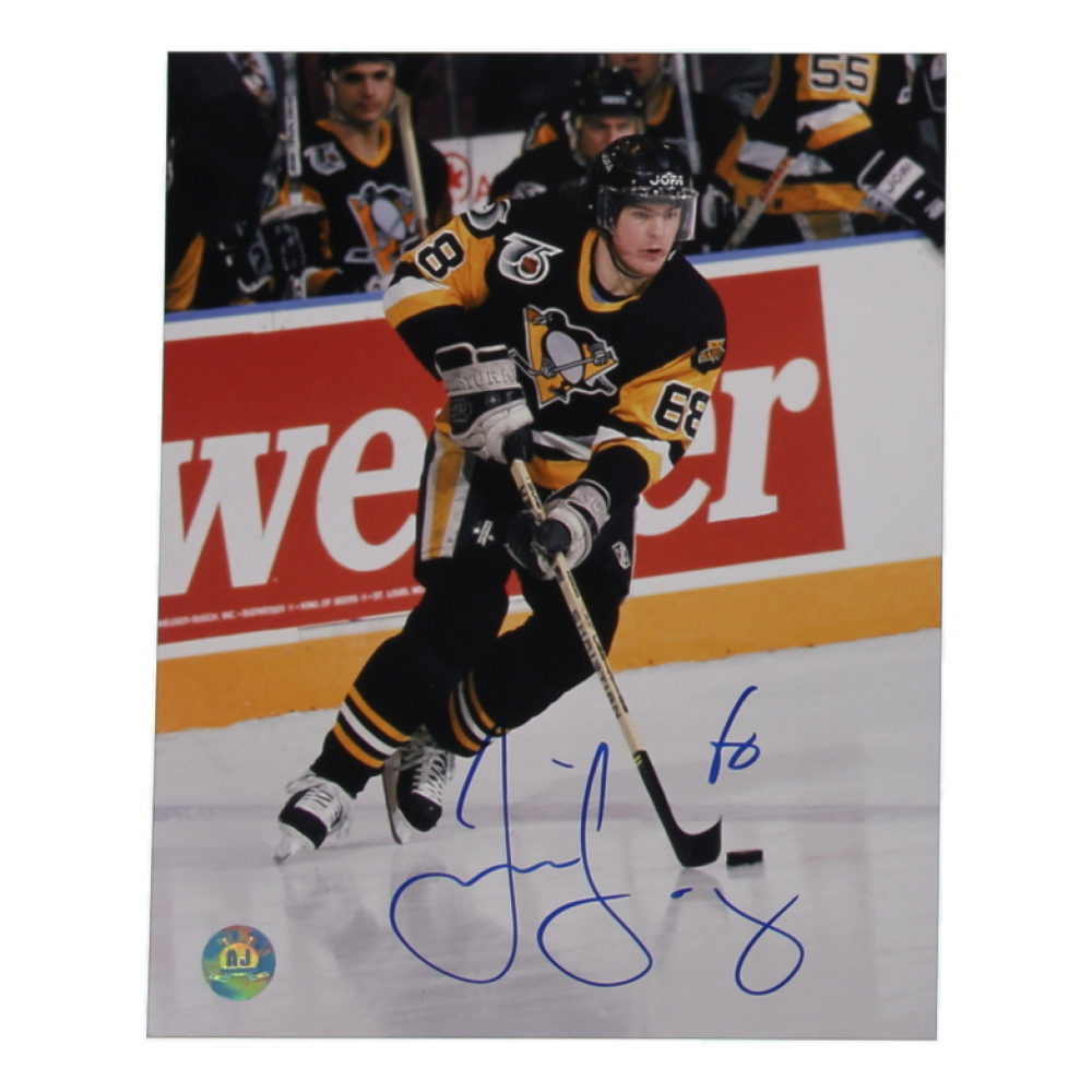 Jaromír Jágr Signed Penguins 8x10 Photo (AJ Sportsworld) at PristineAuction.com