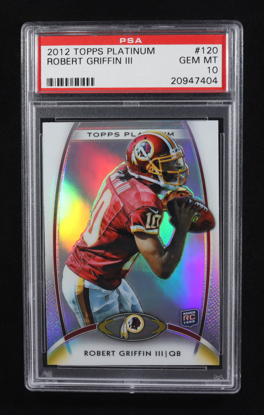 Robert Griffin III 2012 Topps Platinum #120 RC (PSA 10) at PristineAuction.com Robert Griffin III 2012 Topps Platinum #120 RC (PSA 10) at PristineAuction.com