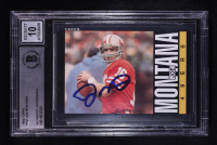 Joe Montana Signed 1985 Topps #157 (BGS | Auto 10) at PristineAuction.com