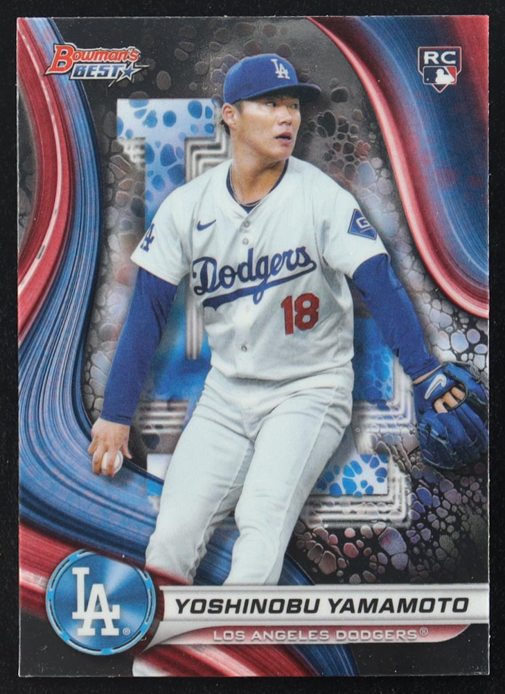 Yoshinobu Yamamoto 2024 Bowman's Best #34 RC