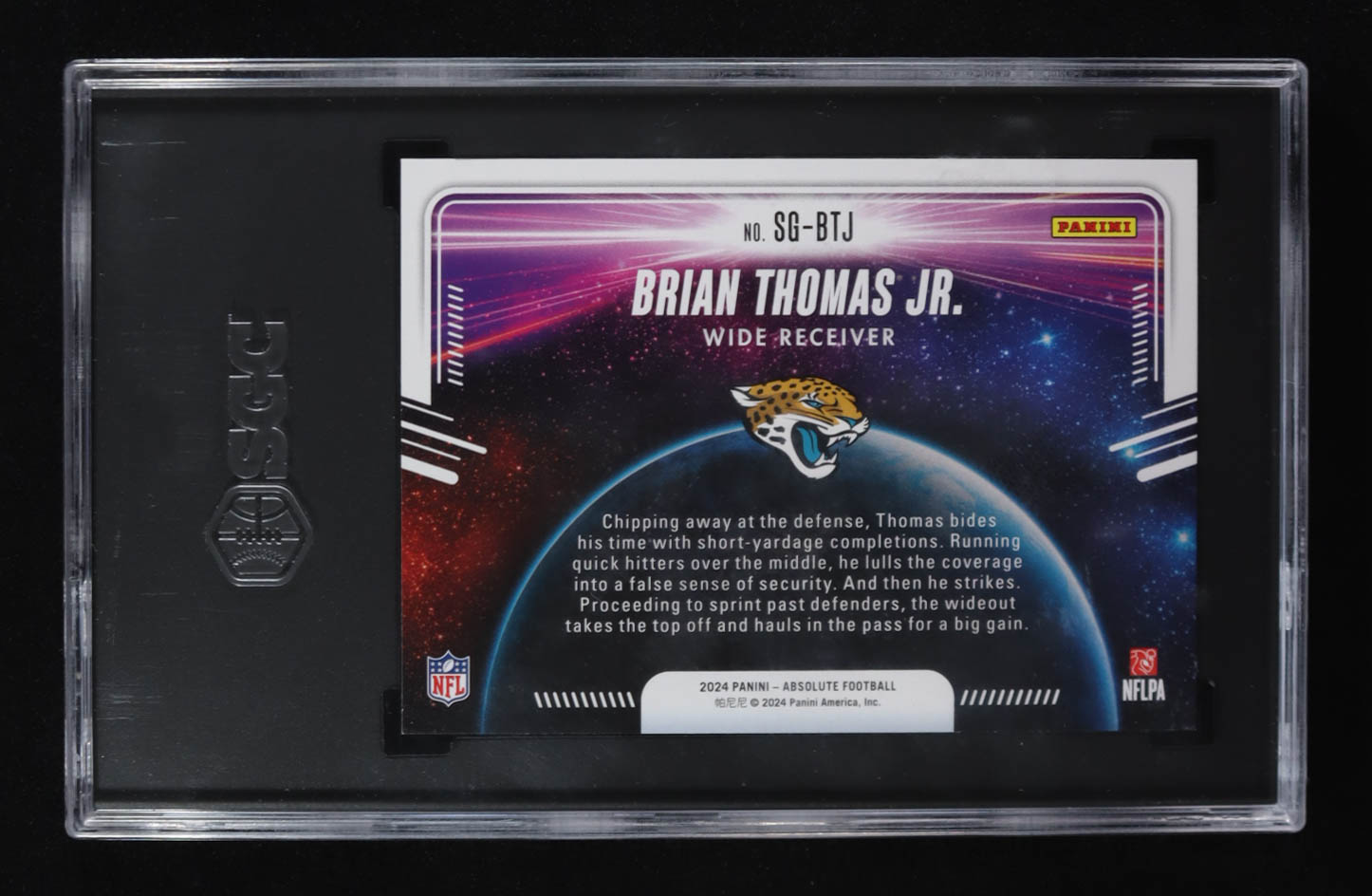 Brian Thomas Jr. 2024 Absolute Star Gazing #2 RC (SGC 10) at PristineAuction.com Brian Thomas Jr. 2024 Absolute Star Gazing #2 RC (SGC 10) at PristineAuction.com