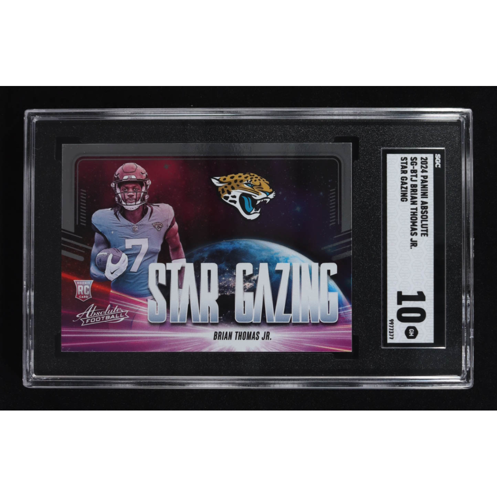 Brian Thomas Jr. 2024 Absolute Star Gazing #2 RC (SGC 10) at PristineAuction.com