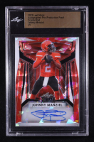 Johnny Manziel 2023 Leaf Metal Autographed Pre-Production Proof Crystal Red #NNO #1/1 (Leaf) at PristineAuction.com
