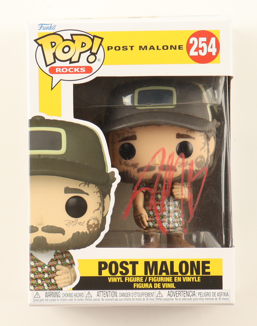 Post Malone Signed #254 Funko Pop! Vinyl Figure with Hand Drawn Heart Sketch (AWM) at PristineAuction.com Post Malone Signed #254 Funko Pop! Vinyl Figure with Hand Drawn Heart Sketch (AWM) at PristineAuction.com