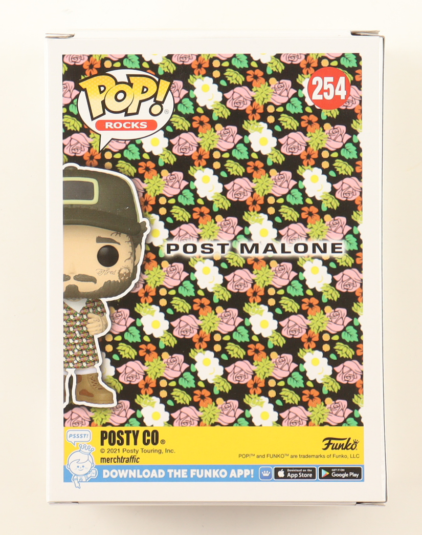 Post Malone Signed #254 Funko Pop! Vinyl Figure with Hand Drawn Heart Sketch (AWM) at PristineAuction.com Post Malone Signed #254 Funko Pop! Vinyl Figure with Hand Drawn Heart Sketch (AWM) at PristineAuction.com