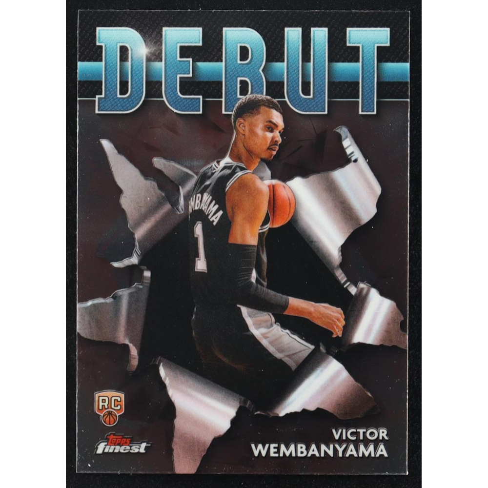 Victor Wembanyama 2023-24 Finest Debut #D1 RC at PristineAuction.com