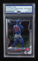 Pete Crow-Armstrong Signed 2021 Topps Bowman Chrome Prospect #BDC-12 RC (PSA) at PristineAuction.com