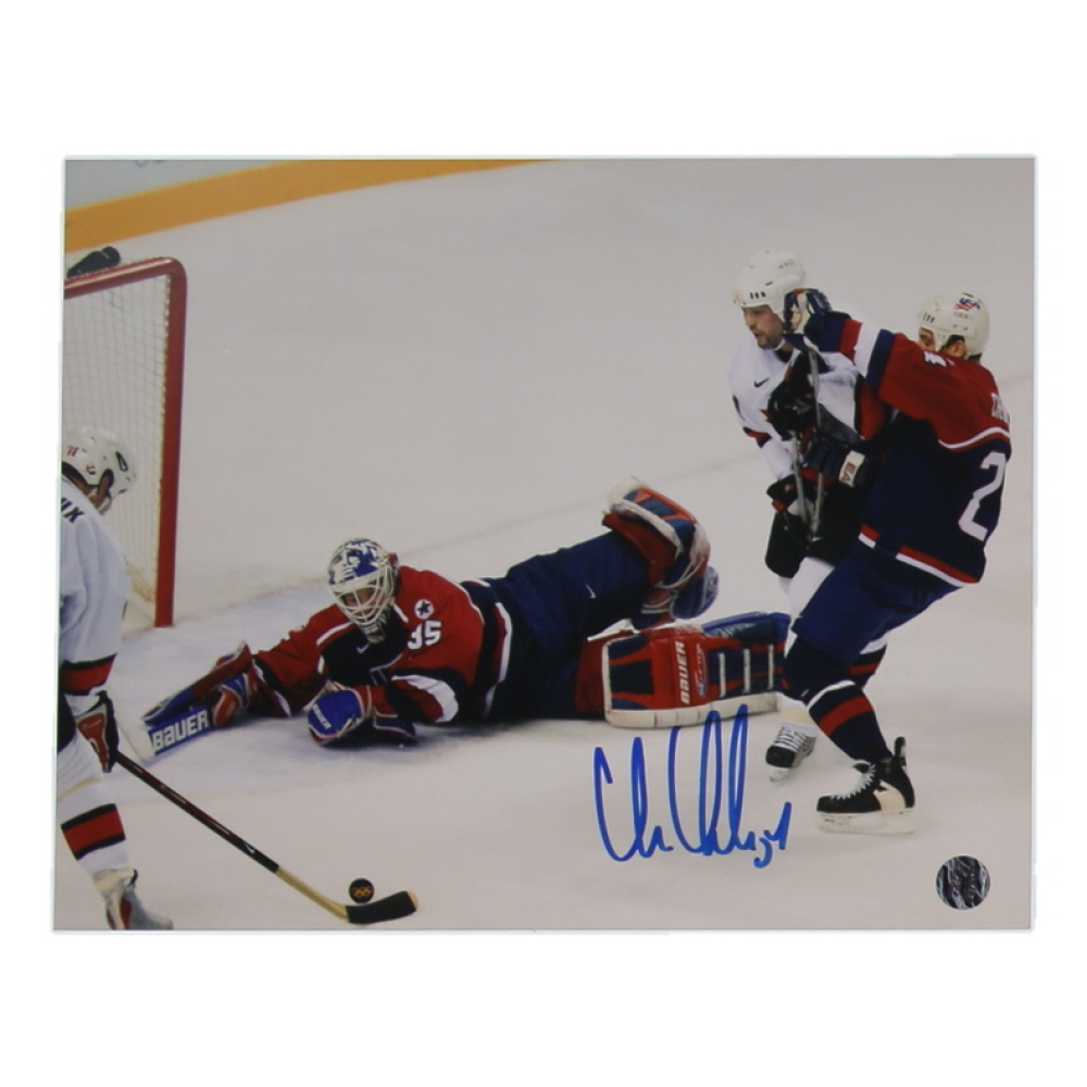 Chris Chelios Signed Team USA 8x10 Photo (AWM) at PristineAuction.com