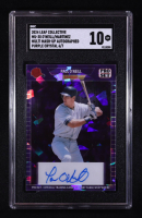 Paul O'Neill / Tino Martinez 2024 Leaf Collective Multi Mash-Up Dual Autographs Crystal Purple #MU30 #6/7 (SGC 10) at PristineAuction.com