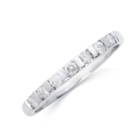 0.27 CTW Natural Diamond Ring Mounted In 10K White Gold H-I, I1-I2 Estimated Retail Value: $3,480 at PristineAuction.com