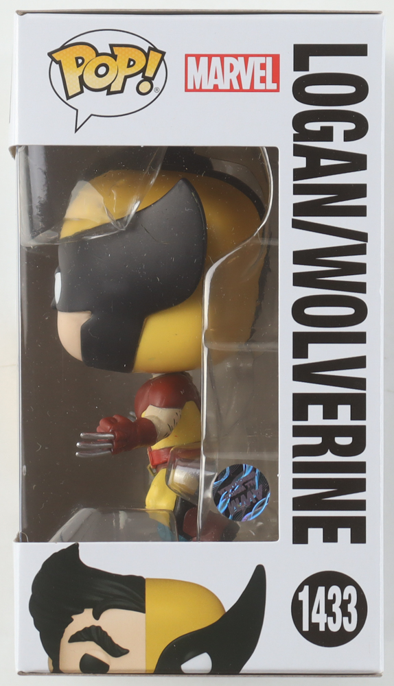 Hugh Jackman Signed "Marvel" #1433 Logan / Wolverine Bobble-Head Funko Pop! Vinyl Figure (AWM) at PristineAuction.com Hugh Jackman Signed "Marvel" #1433 Logan / Wolverine Bobble-Head Funko Pop! Vinyl Figure (AWM) at PristineAuction.com