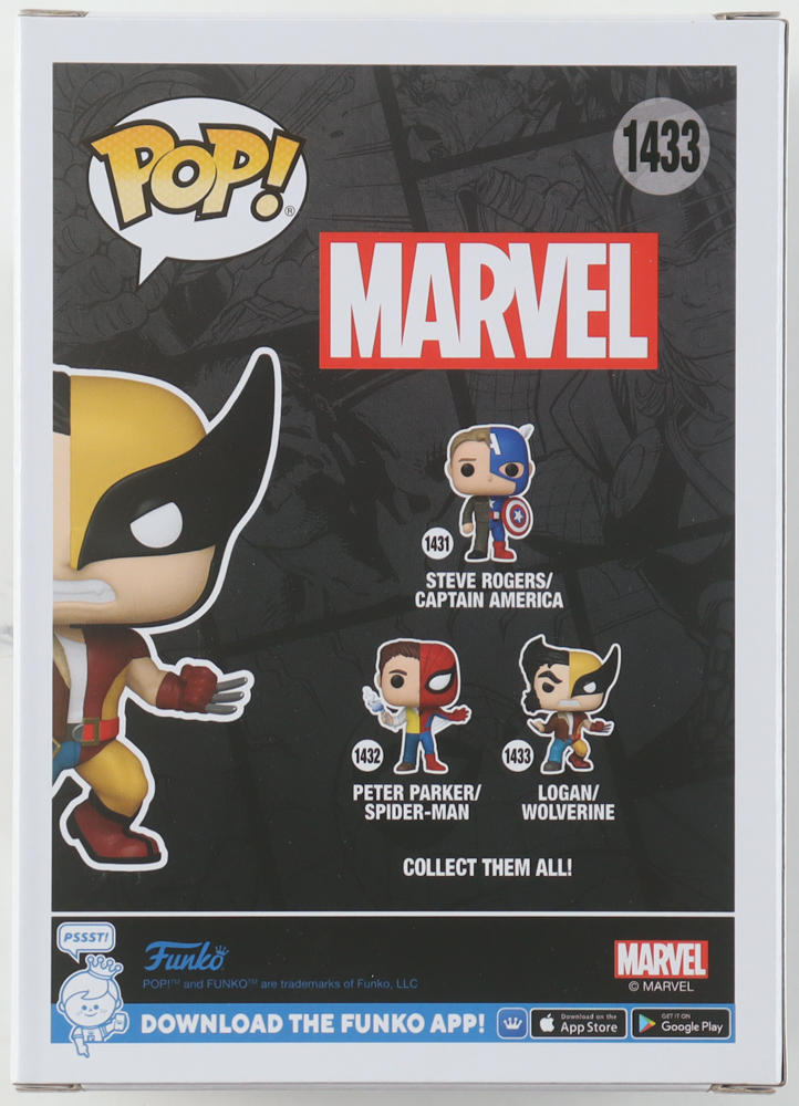 Hugh Jackman Signed "Marvel" #1433 Logan / Wolverine Bobble-Head Funko Pop! Vinyl Figure (AWM) at PristineAuction.com Hugh Jackman Signed "Marvel" #1433 Logan / Wolverine Bobble-Head Funko Pop! Vinyl Figure (AWM) at PristineAuction.com