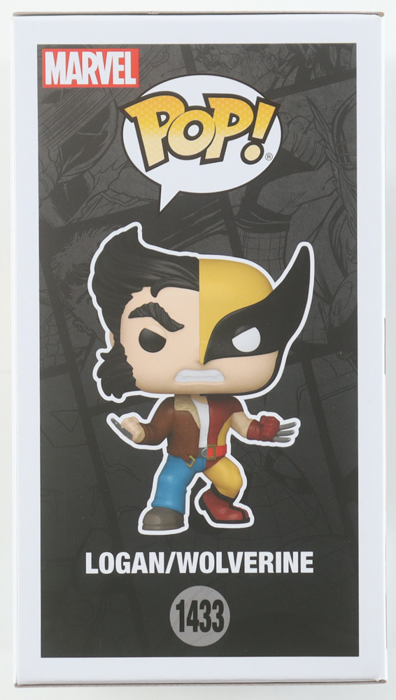 Hugh Jackman Signed "Marvel" #1433 Logan / Wolverine Bobble-Head Funko Pop! Vinyl Figure (AWM) at PristineAuction.com Hugh Jackman Signed "Marvel" #1433 Logan / Wolverine Bobble-Head Funko Pop! Vinyl Figure (AWM) at PristineAuction.com