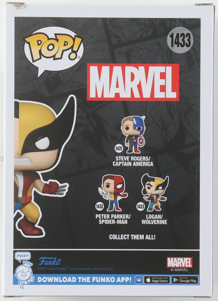 Hugh Jackman Signed "Marvel" #1433 Logan / Wolverine Bobble-Head Funko Pop! Vinyl Figure (AWM) at PristineAuction.com Hugh Jackman Signed "Marvel" #1433 Logan / Wolverine Bobble-Head Funko Pop! Vinyl Figure (AWM) at PristineAuction.com