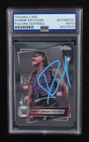 Dominik Mysterio Signed 2025 Topps Chrome WWE Raw #35 (PSA) at PristineAuction.com