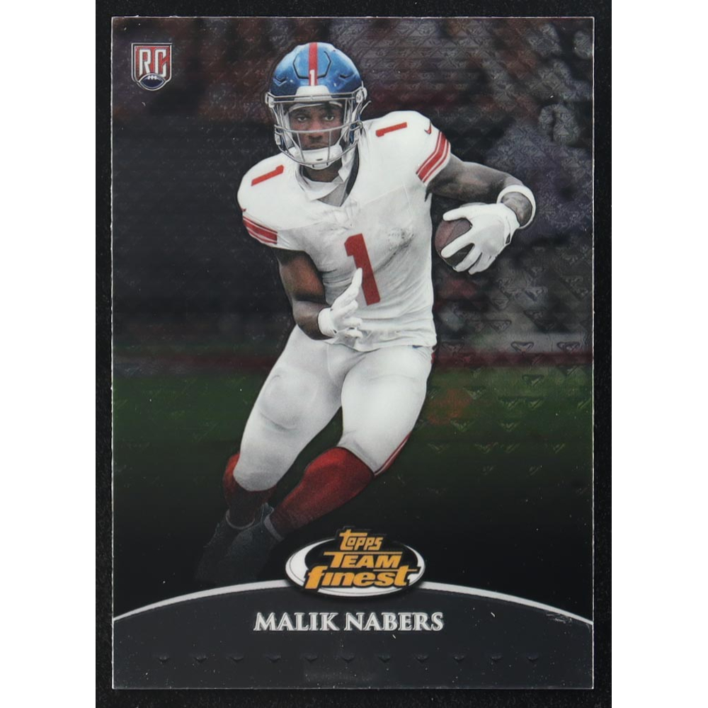 Malik Nabers 2024 Finest Team Finest #TF7 RC at PristineAuction.com