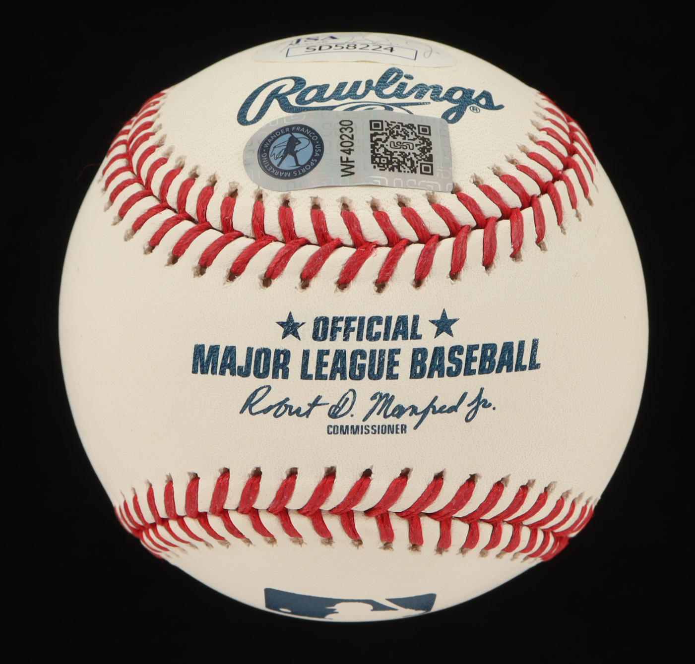 Wander Samuel Franco Signed OML Baseball (JSA & Franco) at PristineAuction.com Wander Samuel Franco Signed OML Baseball (JSA & Franco) at PristineAuction.com