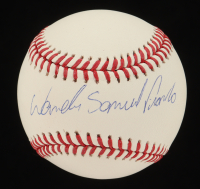 Wander Samuel Franco Signed OML Baseball (JSA & Franco) at PristineAuction.com