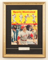 Pete Rose Signed Reds Custom Framed Cut Display (JSA) at PristineAuction.com