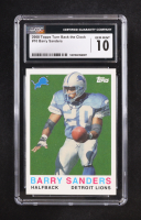 Barry Sanders 2008 Topps Turn Back the Clock #10 (CGC 10) at PristineAuction.com