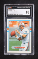 Dan Marino 1989 Topps #293 (CGC 10) at PristineAuction.com