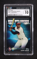 Hank Aaron 2012 Topps Prime Nine Home Run Legends #HRL1 (CGC 10) at PristineAuction.com