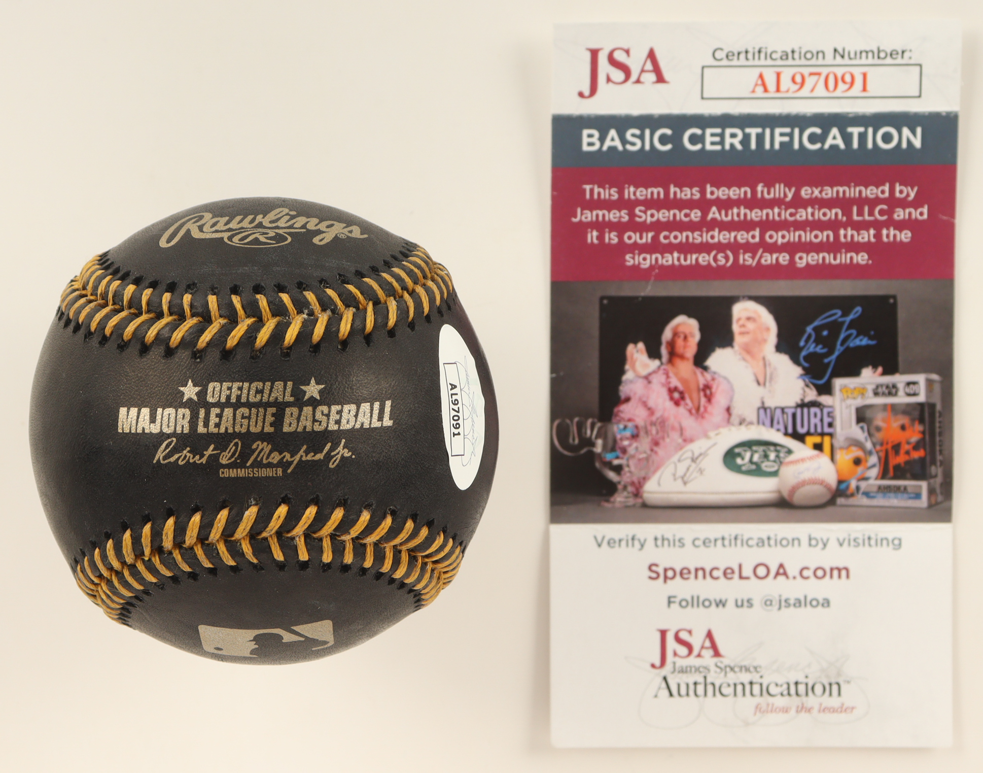 Connor Wong Signed OML Black Leather Baseball (JSA) at PristineAuction.com Connor Wong Signed OML Black Leather Baseball (JSA) at PristineAuction.com