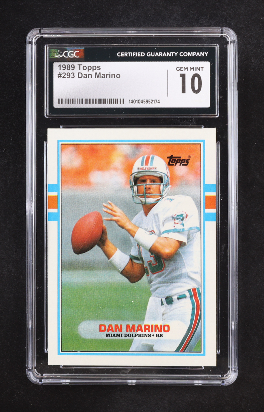 Dan Marino 1989 Topps #293 (CGC 10) at PristineAuction.com Dan Marino 1989 Topps #293 (CGC 10) at PristineAuction.com