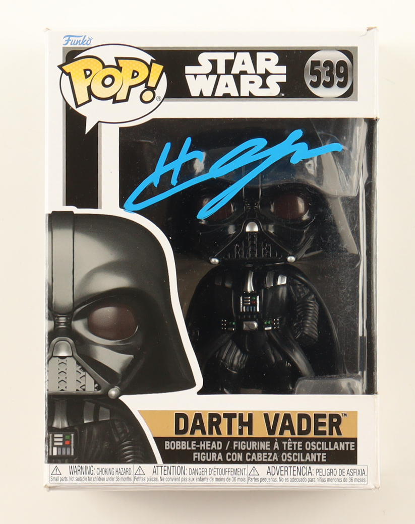 Hayden Christensen Signed "Star Wars: Obi-Wan Kenobi" #539 Darth Vader Bobble-Head Funko Pop! Vinyl Figure (Beckett) at PristineAuction.com Hayden Christensen Signed "Star Wars: Obi-Wan Kenobi" #539 Darth Vader Bobble-Head Funko Pop! Vinyl Figure (Beckett) at PristineAuction.com