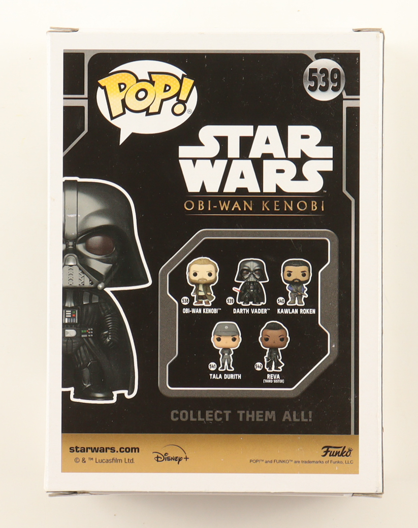 Hayden Christensen Signed "Star Wars: Obi-Wan Kenobi" #539 Darth Vader Bobble-Head Funko Pop! Vinyl Figure (Beckett) at PristineAuction.com Hayden Christensen Signed "Star Wars: Obi-Wan Kenobi" #539 Darth Vader Bobble-Head Funko Pop! Vinyl Figure (Beckett) at PristineAuction.com