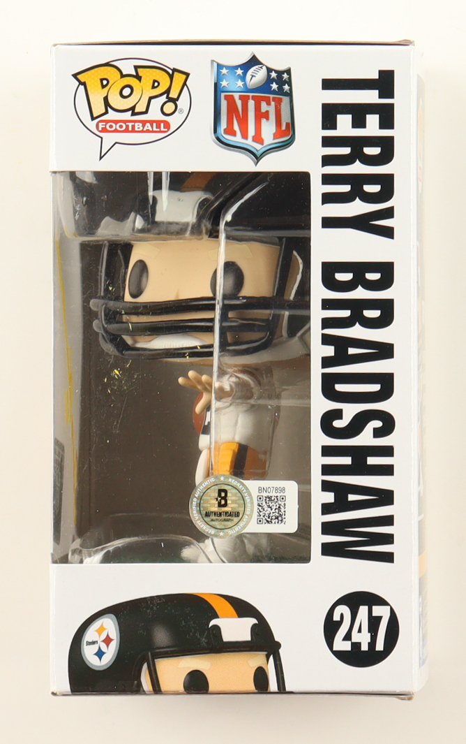 Terry Bradshaw Signed Steelers #247 Funko Pop! Vinyl Figure (Beckett) at PristineAuction.com Terry Bradshaw Signed Steelers #247 Funko Pop! Vinyl Figure (Beckett) at PristineAuction.com