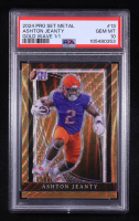 Ashton Jeanty 2024 Leaf Pro Set Metal Wave Gold #13 #1/1 RC (PSA 10) at PristineAuction.com