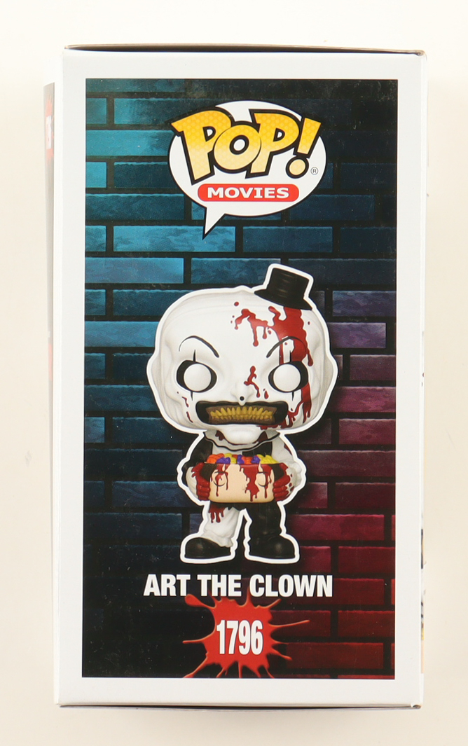 Damien Leone Signed "Terrifier" #1796 Art The Clown WFunko Pop! Vinyl Figure (Beckett) at PristineAuction.com Damien Leone Signed "Terrifier" #1796 Art The Clown WFunko Pop! Vinyl Figure (Beckett) at PristineAuction.com