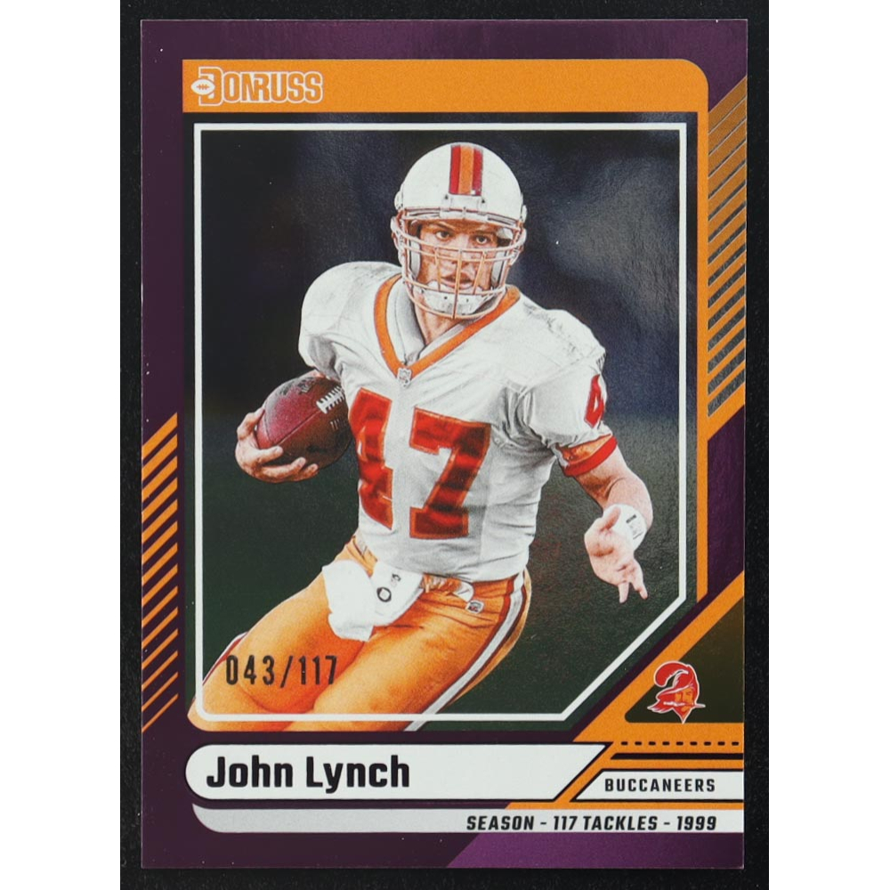 John Lynch 2024 Donruss Season Stat Line #254 #43/117 at PristineAuction.com