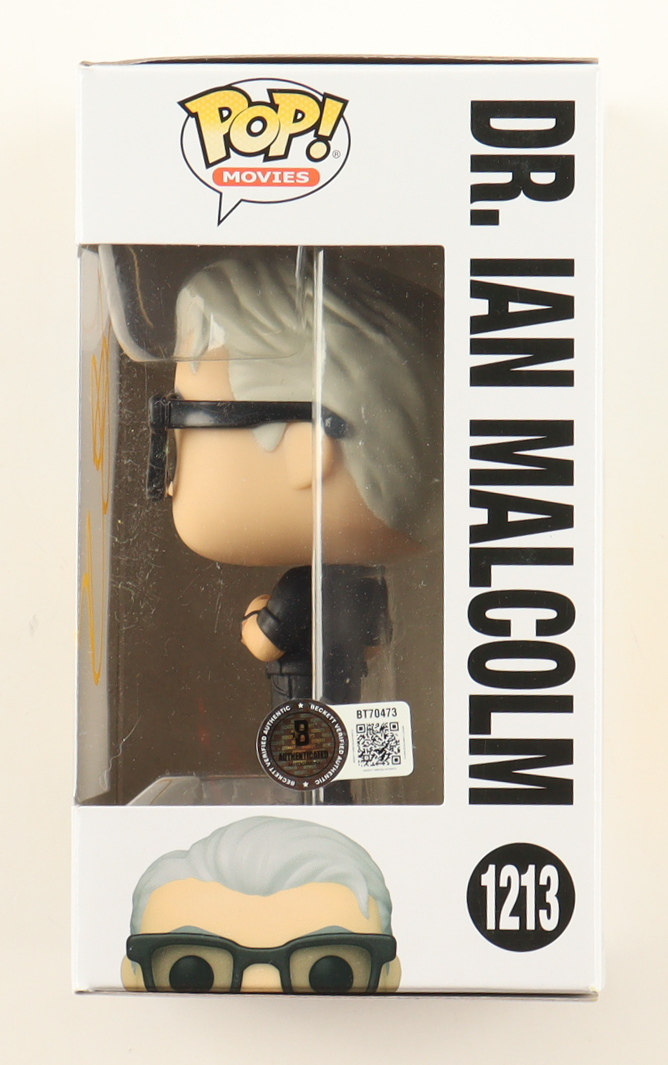 Jeff Goldblum Signed "Jurassic World Dominion" #1213 Dr. Ian Malcom Funko Pop! Vinyl Figure (Beckett) at PristineAuction.com Jeff Goldblum Signed "Jurassic World Dominion" #1213 Dr. Ian Malcom Funko Pop! Vinyl Figure (Beckett) at PristineAuction.com