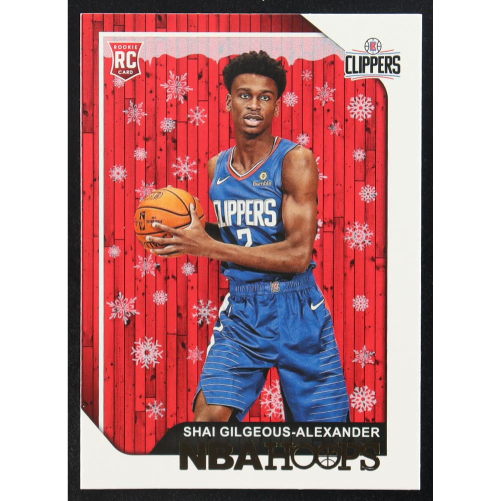 Shai Gilgeous-Alexander 2018-19 Hoops Winter #262 RC at PristineAuction.com