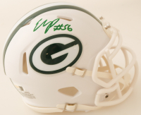 Edgerrin Cooper Signed Packers Salute to Service Alternate Speed Mini Helmet (JSA) at PristineAuction.com