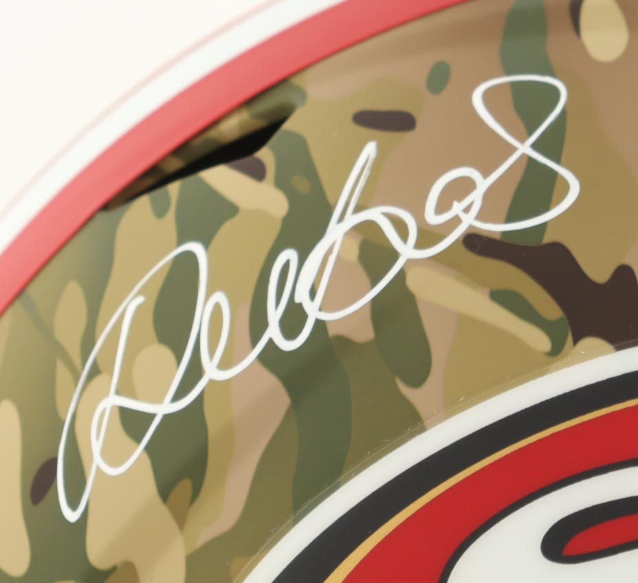 Deebo Samuel Signed 49ers Full-Size Camo Alternate Speed Helmet (JSA) at PristineAuction.com Deebo Samuel Signed 49ers Full-Size Camo Alternate Speed Helmet (JSA) at PristineAuction.com