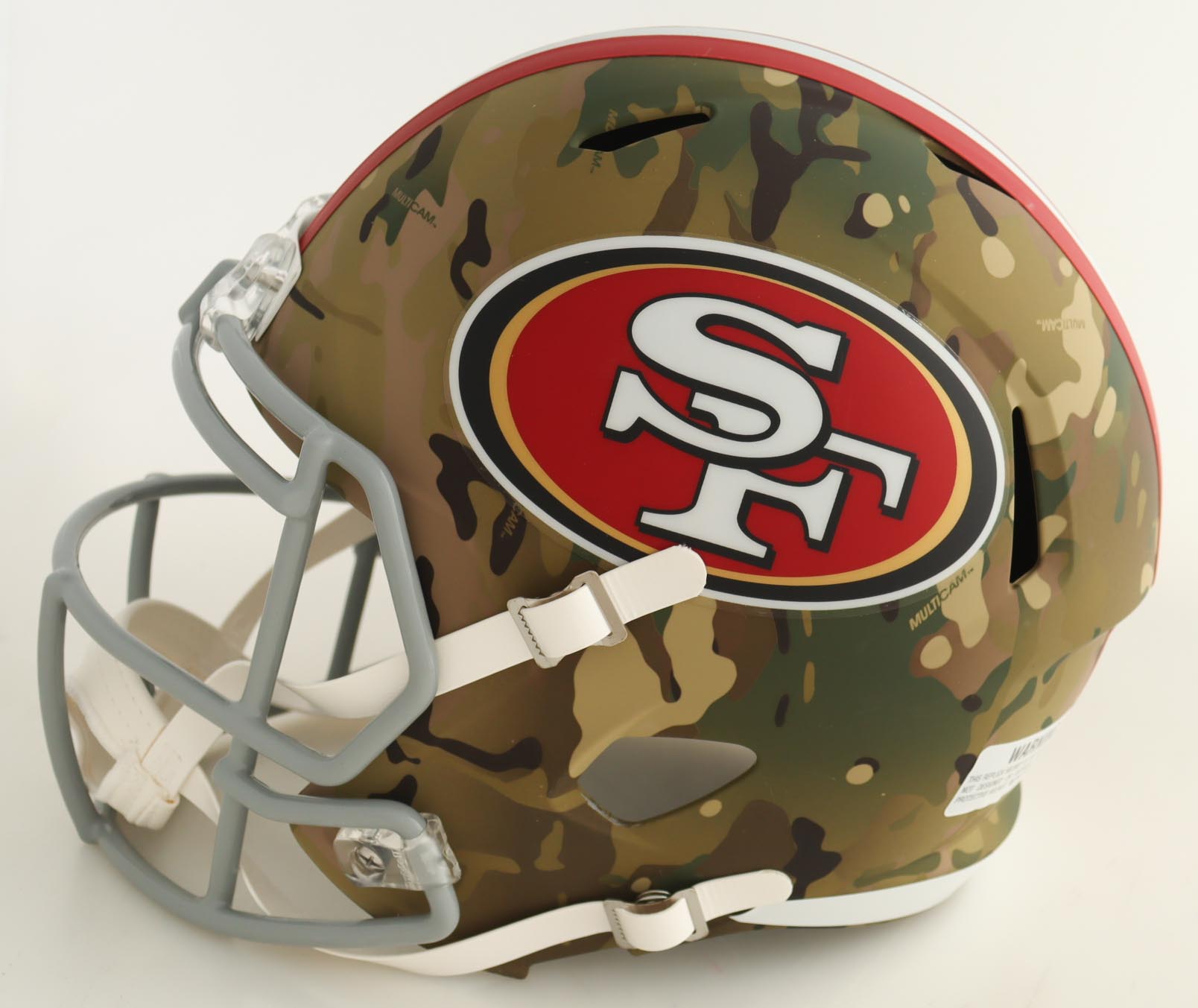 Deebo Samuel Signed 49ers Full-Size Camo Alternate Speed Helmet (JSA) at PristineAuction.com Deebo Samuel Signed 49ers Full-Size Camo Alternate Speed Helmet (JSA) at PristineAuction.com