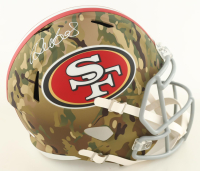 Deebo Samuel Signed 49ers Full-Size Camo Alternate Speed Helmet (JSA) at PristineAuction.com