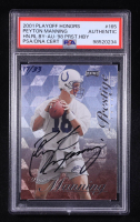 Peyton Manning 2001 Playoff Honors Honor Roll Autographs #157 98 Prestige Hobby #17/33 (PSA Authentic) at PristineAuction.com