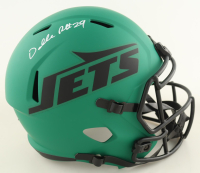 Darrelle Revis Signed Jets Full-Size Rave Alternate Speed Helmet (Beckett) at PristineAuction.com