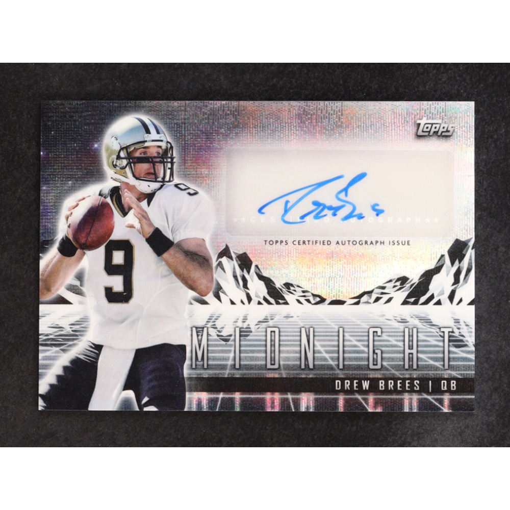 Drew Brees 2024 Topps Midnight Horizon Signatures Moon Beam #HZSDB at PristineAuction.com