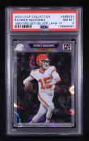 Patrick Mahomes II 2024 Leaf Collective '89 Pro Set Lava Silver #89B134 #1/1 (PSA 8) at PristineAuction.com