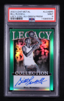 Bill Russell 2022 Leaf Metal Legacy Collection Signatures Prismatic Green #LCABR5 #8/9 (PSA 9) at PristineAuction.com