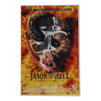 Kane Hodder Signed "Jason Goes to Hell: The Final Friday" 11x17 Movie Poster Photo Inscribed "Jason" (JSA) at PristineAuction.com