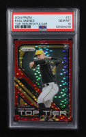 Paul Skenes 2024 Panini Prizm Top Tier Prizms Red Pulsar #21 RC #370/399 (PSA 10) at PristineAuction.com