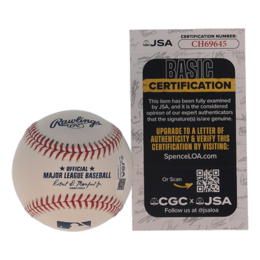 John Schuerholz Signed OML Baseball Inscribed "2x WS Champs" (JSA) at PristineAuction.com John Schuerholz Signed OML Baseball Inscribed "2x WS Champs" (JSA) at PristineAuction.com