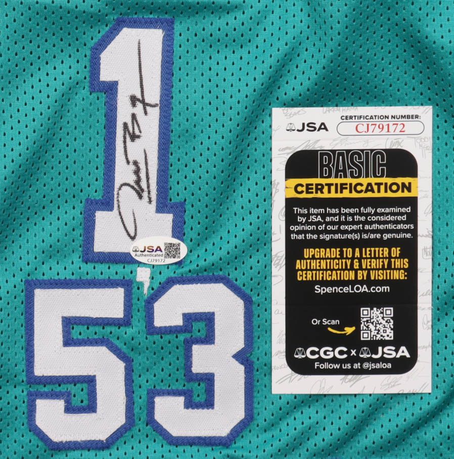 Gheorghe Muresan & Muggsy Bogues Signed Jersey (JSA) at PristineAuction.com Gheorghe Muresan & Muggsy Bogues Signed Jersey (JSA) at PristineAuction.com