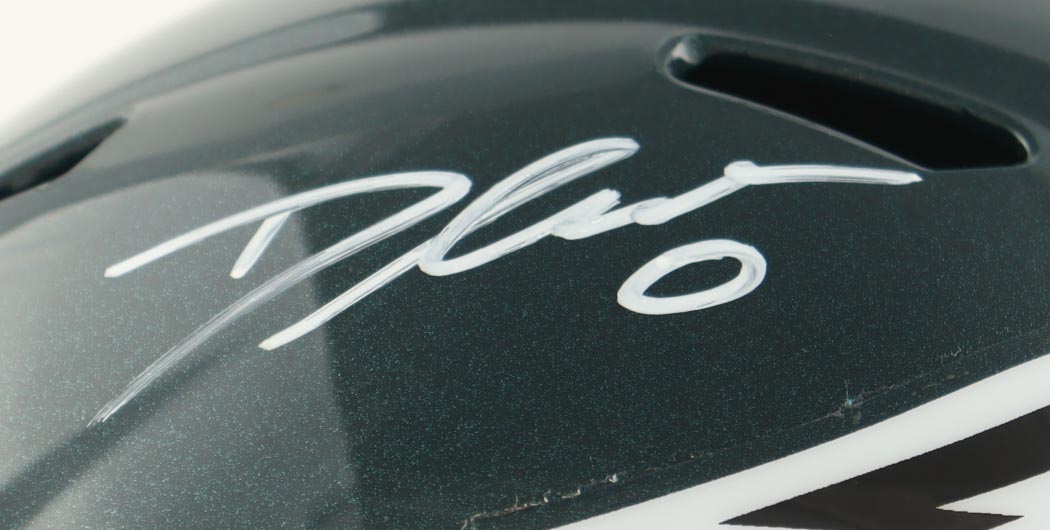 D'Andre Swift Signed Eagles Full-Size Speed Helmet (Beckett) at PristineAuction.com D'Andre Swift Signed Eagles Full-Size Speed Helmet (Beckett) at PristineAuction.com